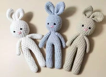 Load image into Gallery viewer, Crotchet Bunny&#39;s are a gorgeous keepsake to add to any newborn or toddler gift. Sutherland Shire Gift. Sutherland Shire Delivery. Sydney Wide Delivery. Australia Wide Delivery.
