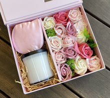 Load image into Gallery viewer, Soap flowers. Soap flowers delivered Sutherland Shire. Soap flowers delivered Sydney. Gift made from soap. Soap gift boxes. gift boxes delivered Sutherland Shire. Gift boxes delivered Sydney.
